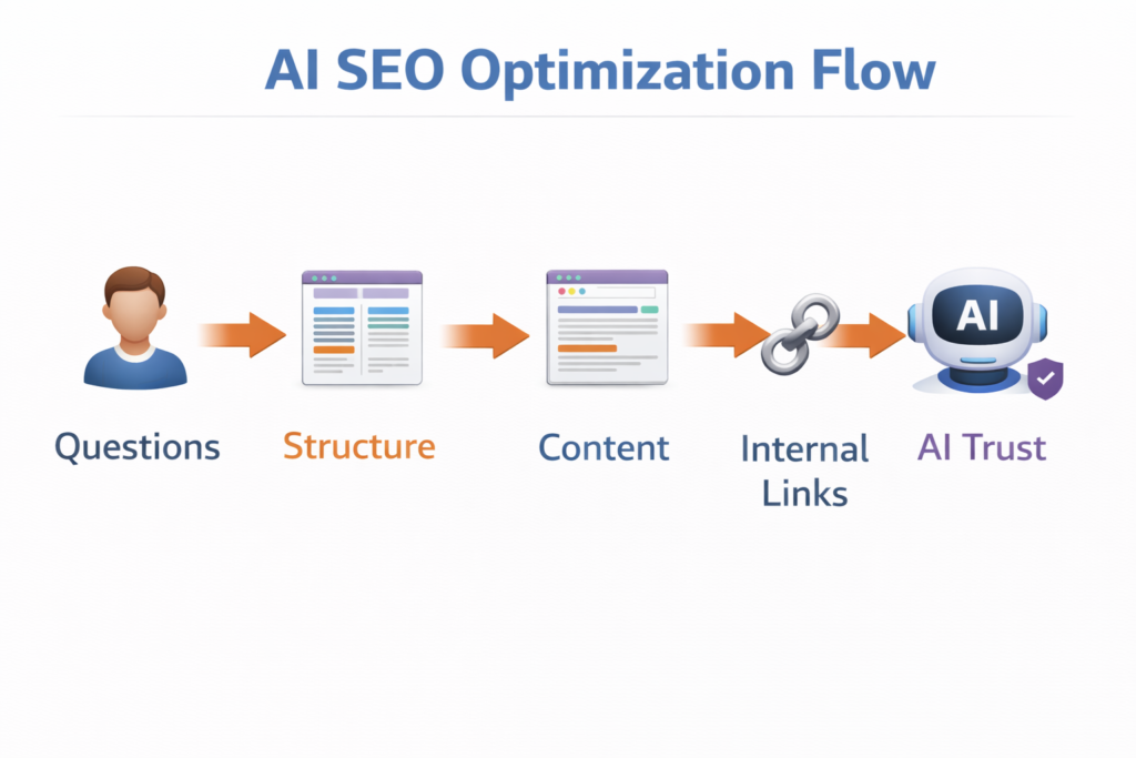AI SEO Optimization Flow