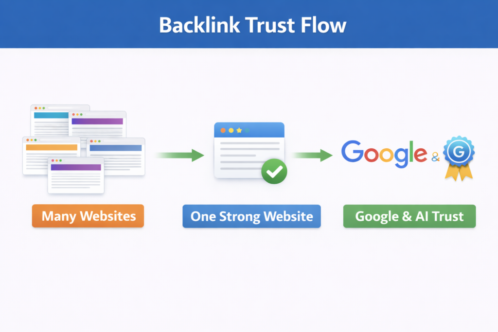 Backlink Trust Flow
