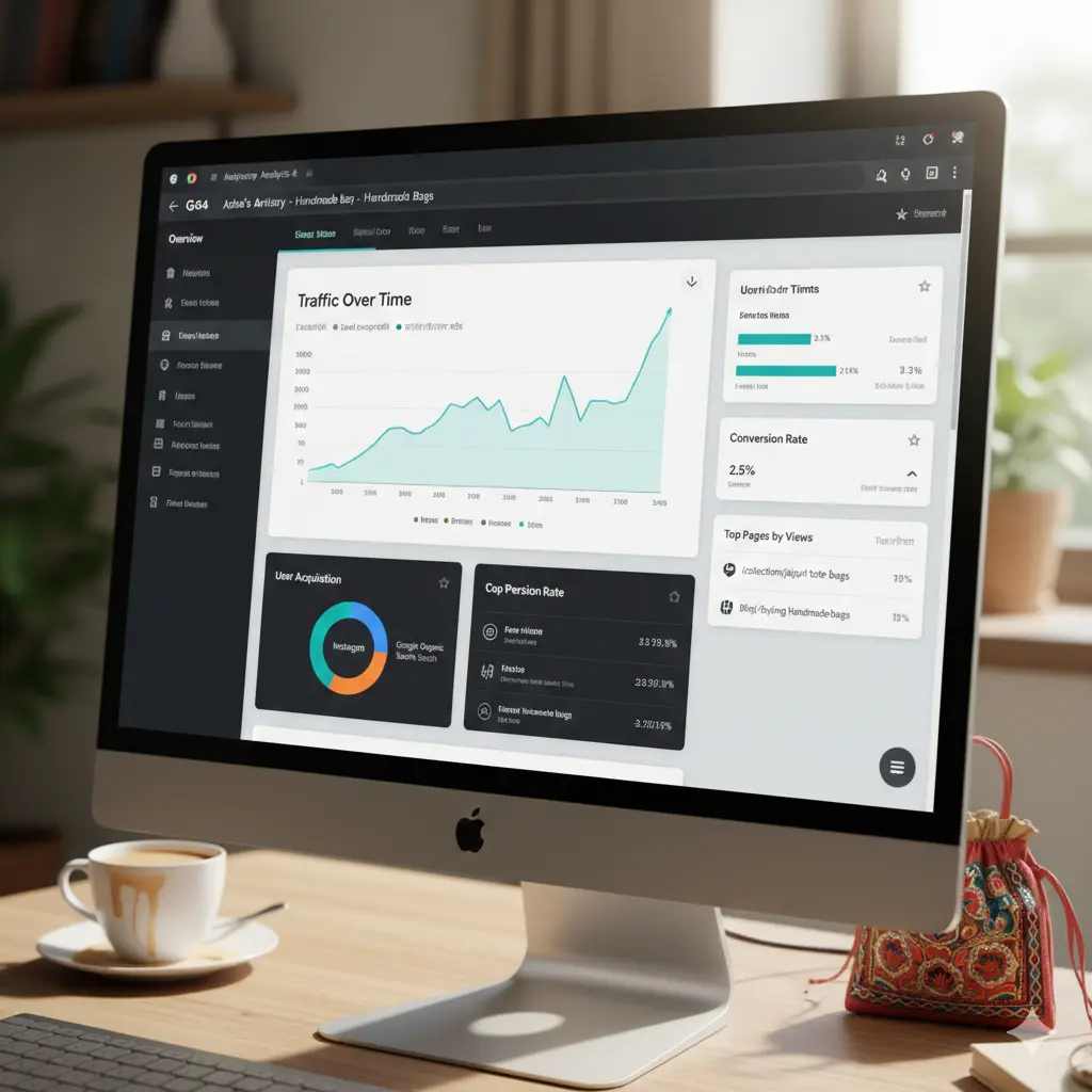 Google Analytics dashboard