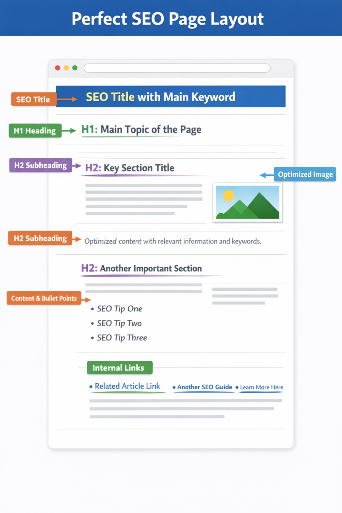 Perfect SEO Page Layout