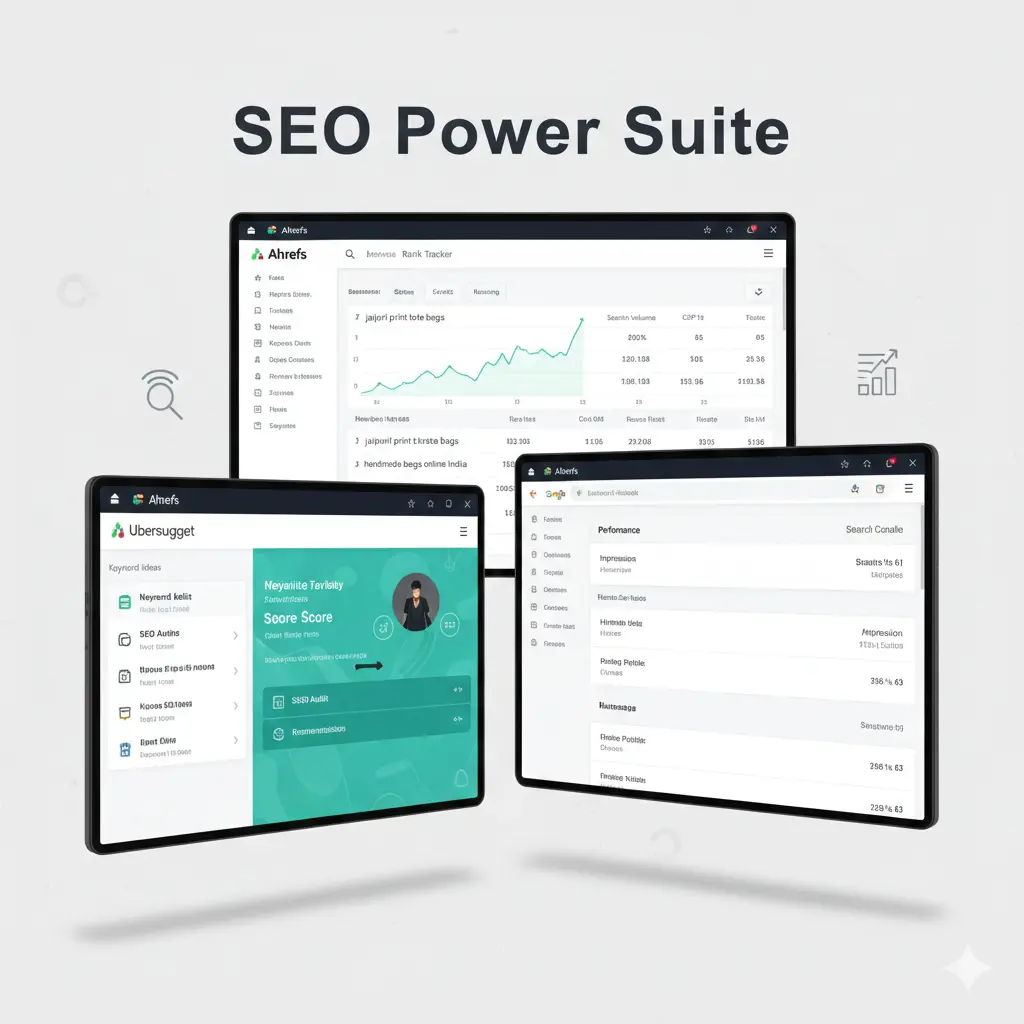 SEO tools dashboard