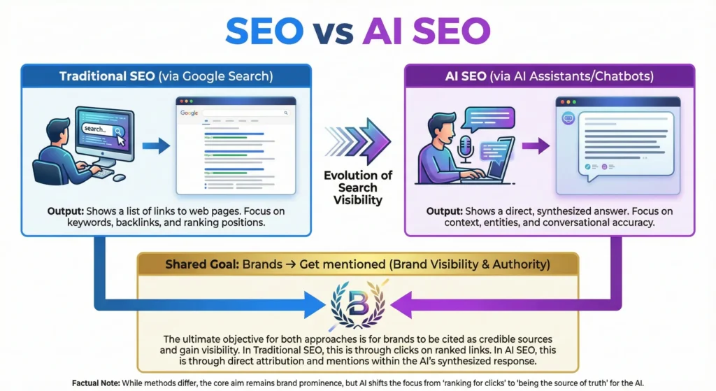 SEO vs AI SEO